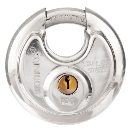 Brinks Keyed Different Padlock, Laminated Steel, 70mm, High Security 173-70001
